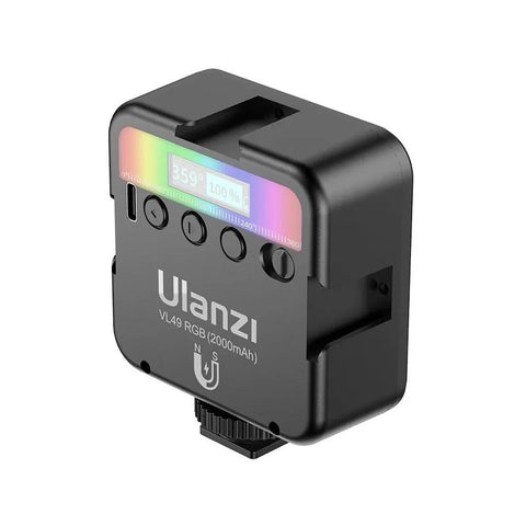 Ulanzi VL49 RGB Lámpara Led Con Múltiples Colores Magnética