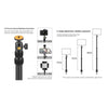 Vijim LS01 Soporte de Escritorio Para Luces o Accesorios