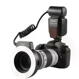 Triopo TR-15EXC (para Canon) Flash Anular Para Macro Fotografía Para Canon Con Luz Led