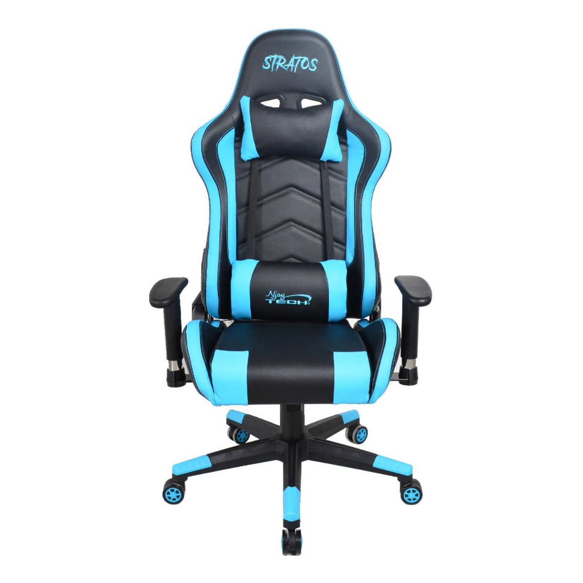Silla Gamer Stratos Njoytech 2d 180° Negro