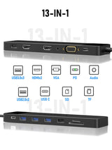 Lemorele TC200  Estación Docking USB-C 13 en 1
