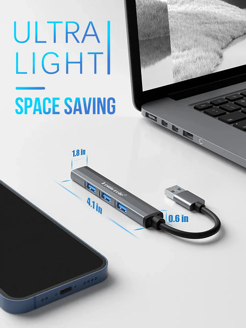 Lemorele TC53 Expansión Inteligente Para Tus Dispositivos USB-A