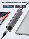 Lemorele TC65L Doble Salida HDMI y HUB USB-C  11 en 1