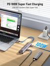 Lemorele TC65L Doble Salida HDMI y HUB USB-C  11 en 1