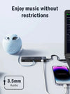 Lemorele TC94  Docking Station USB-C 10 en 1 con Triple Salida de Video y Audio 3,5 mm