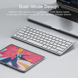 Teclado Inalámbrico Yesido KB11 78 Teclas Bluetooth + 2.4G Doble Modo Portátil