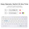 Teclado Inalámbrico Yesido KB11 78 Teclas Bluetooth + 2.4G Doble Modo Portátil