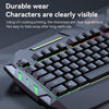 Teclado USB con Cable Yesido KB21 104 Teclas Retroiluminado LED Efecto Breathing