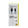 Cable Tecmaster Micro Usb 2,5 Metros Reforzado