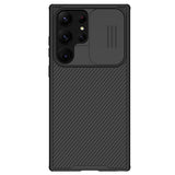 Carcasa NILLKIN Black Mirror Pro CamShield para Samsung Galaxy S23 Ultra 5G color negro