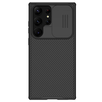 Carcasa NILLKIN Black Mirror Pro CamShield para Samsung Galaxy S23 Ultra 5G color negro