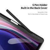 Ranura portalápiz para el S Pen integrada en la cubierta de la funda