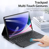 Dedo usando el trackpad multitáctil del teclado TK