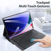 Dedo usando el trackpad multitáctil del teclado TK