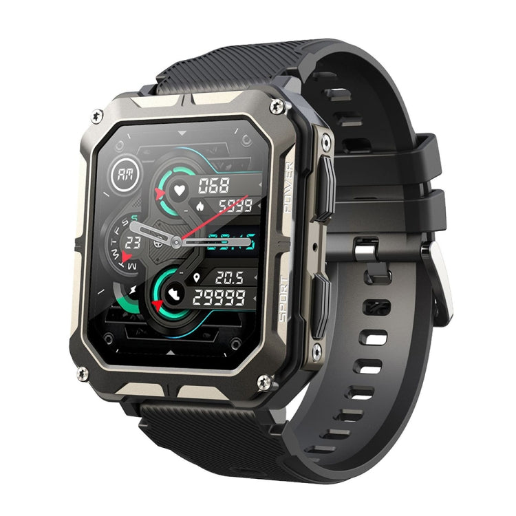Reloj inteligente bluetooth multifuncional IP68 (negro)